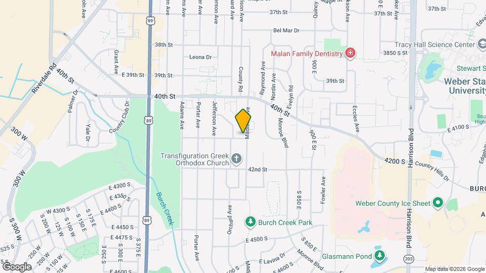 4099 S Madison Ave Map and Location Details