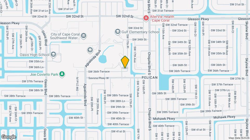 1731 SW 36th Terrace Map and Location Details