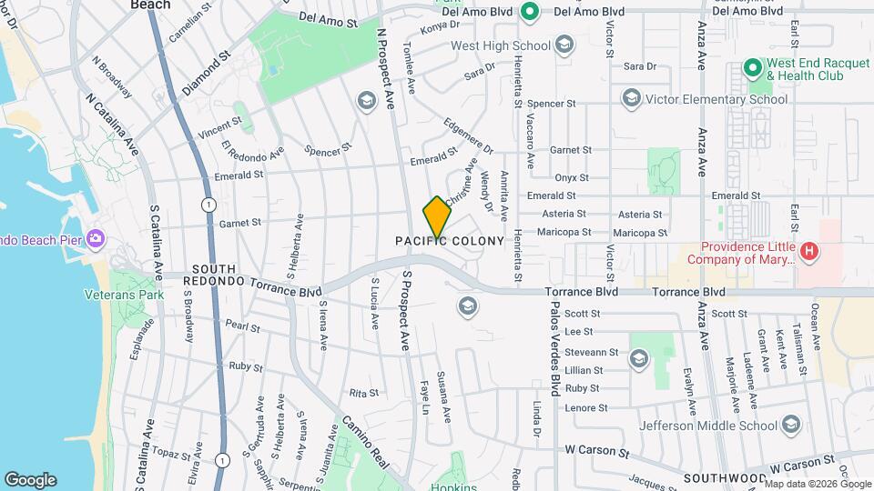 21015 Tomlee Ave Map and Location Details