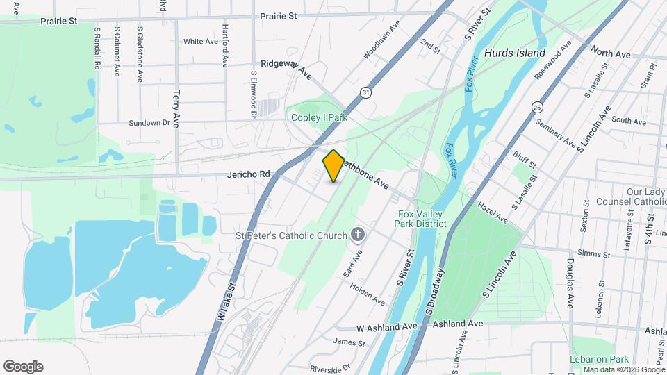 835 Bishop Ave Map and Location Details