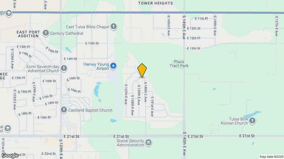 13912 E 15th St Map and Location Details