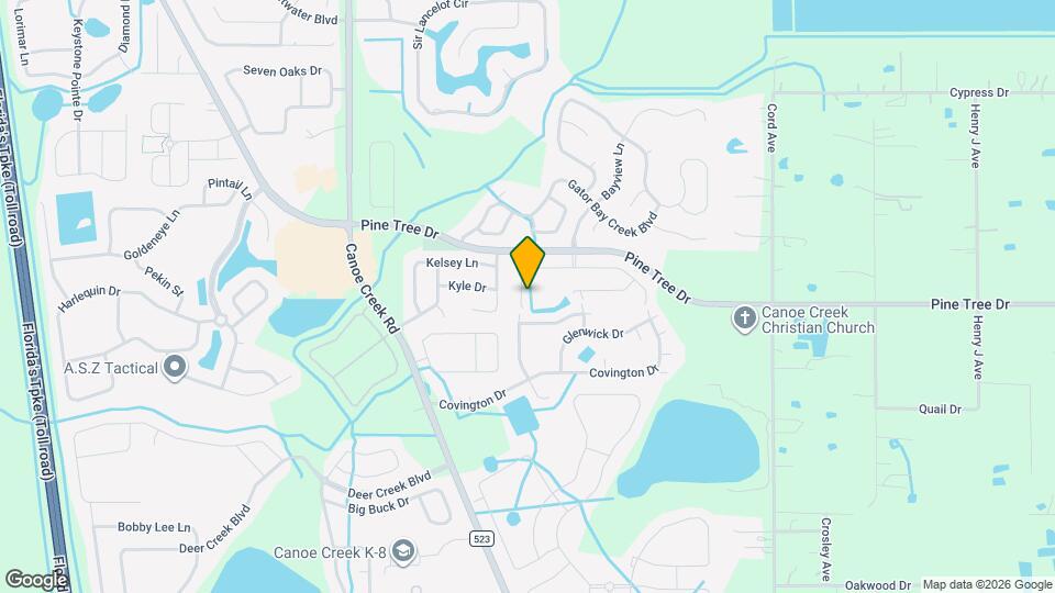 1461 Clear Brook Pl Map and Location Details