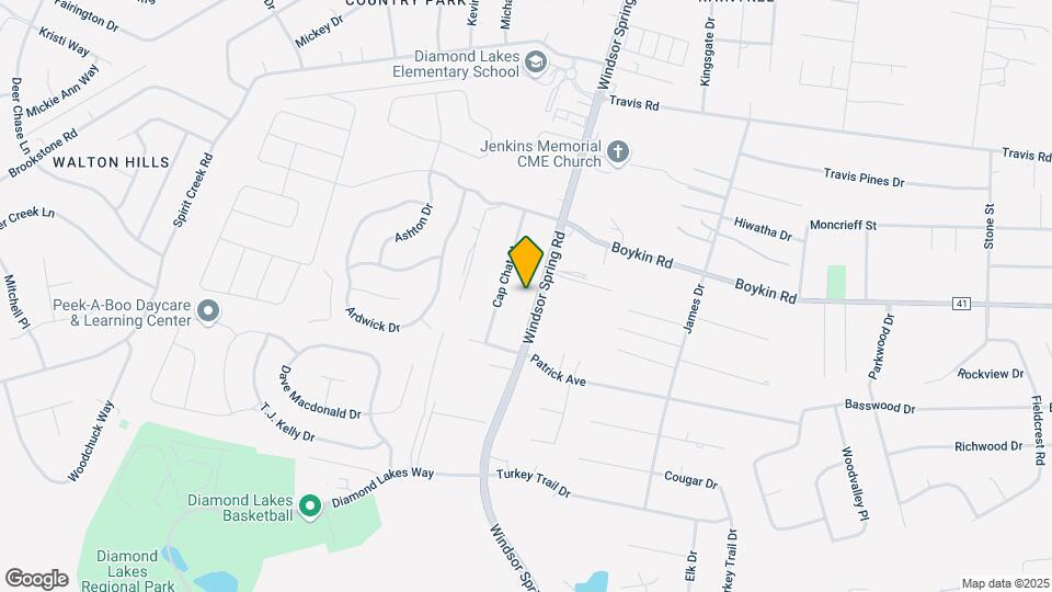 4257 Windsor Spring Rd Map and Location Details