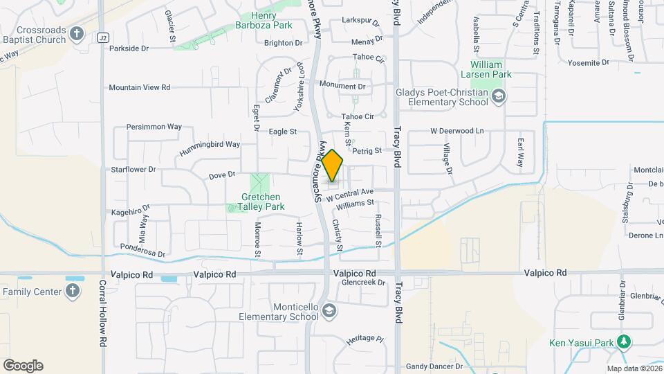 1062 Acland Way Map and Location Details