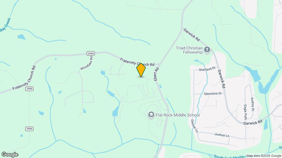 2951 Flat Rock Dr Map and Location Details