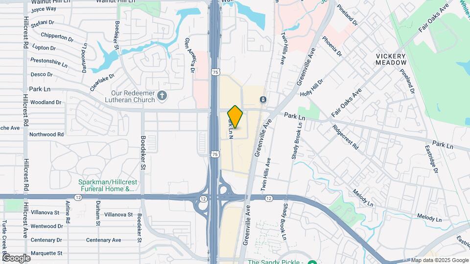 8066 Park Ln Map and Location Details
