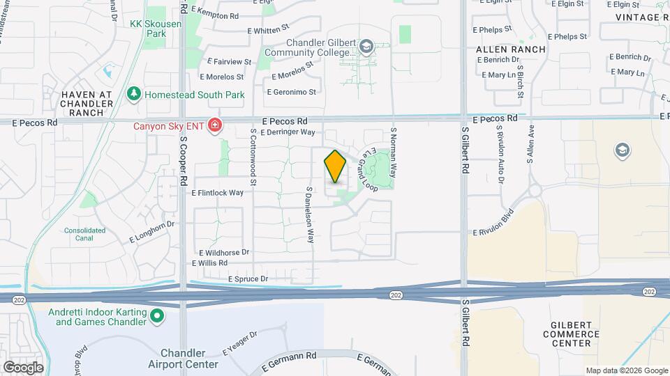 1247 S Emmett Dr Map and Location Details