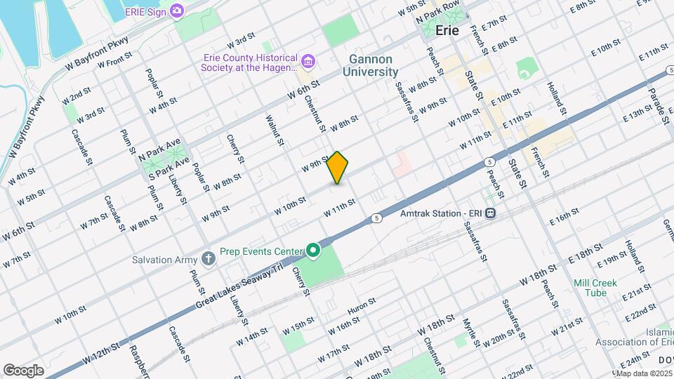 421 W 10th St, Unit 2 Map and Location Details