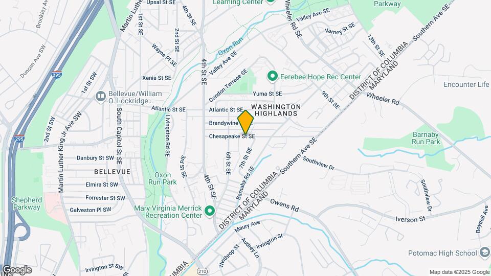 625 Chesapeake St SE Map and Location Details