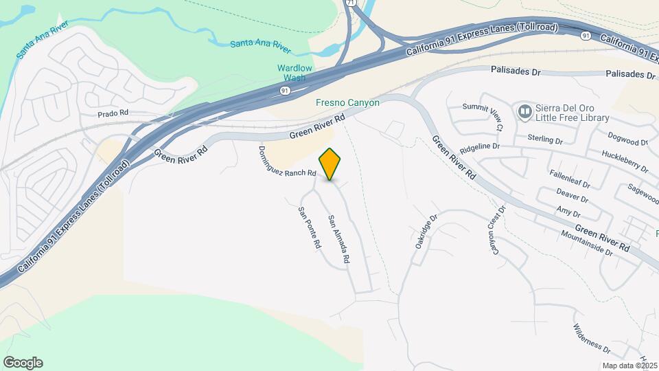 1360 Dominguez Ranch Rd Map and Location Details