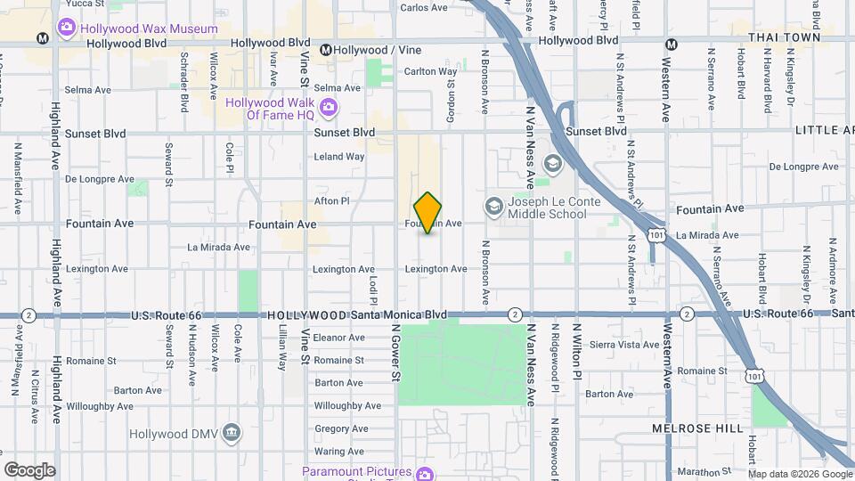1238 1/2 Beachwood Dr Map and Location Details