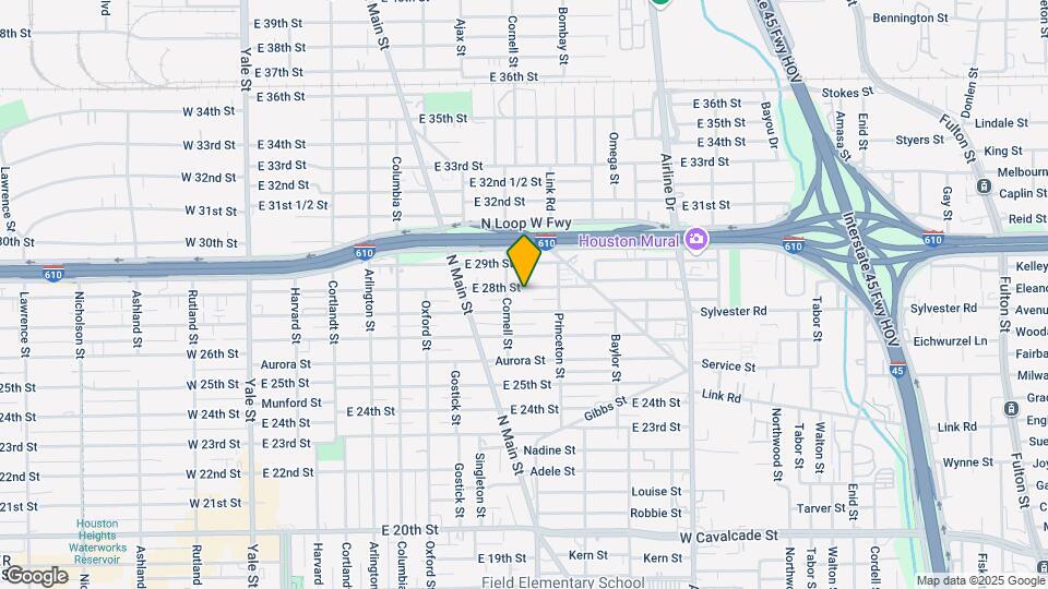 810 E 28th St Map and Location Details