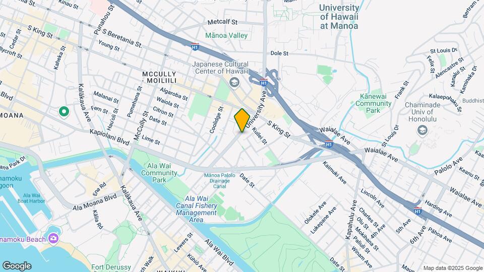 825 University Ave Map and Location Details