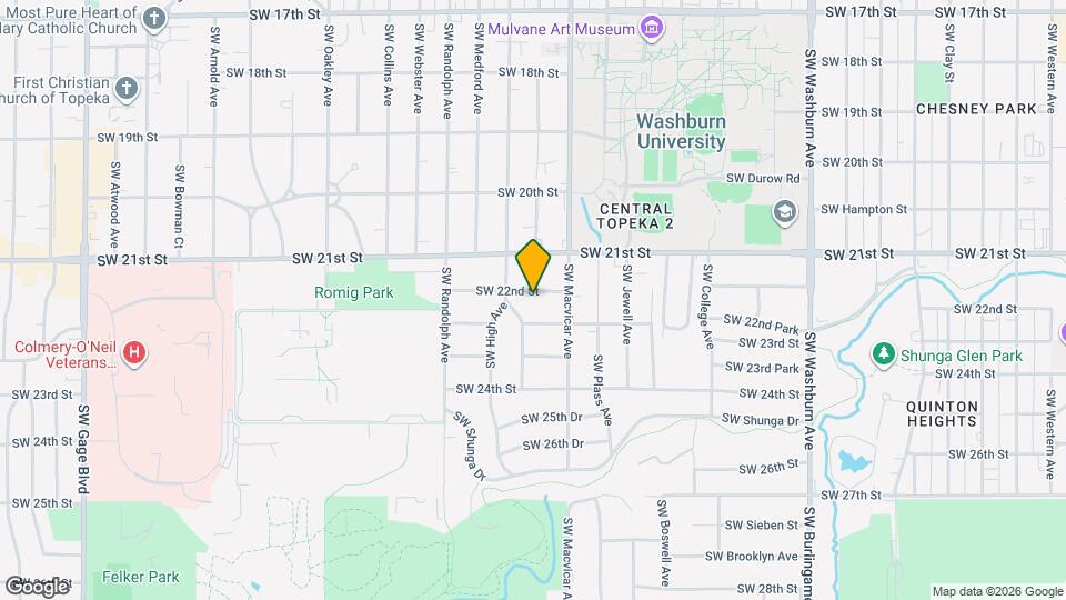 2425 SW 22nd St Map and Location Details