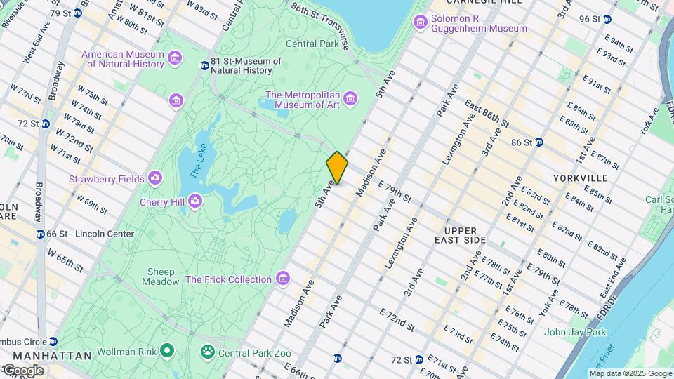 3 E 77th St Mapa y Detalles de la Ubicación