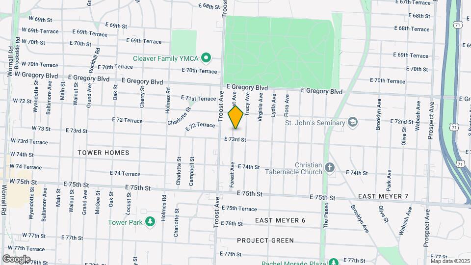 7235 Forest Ave Map and Location Details