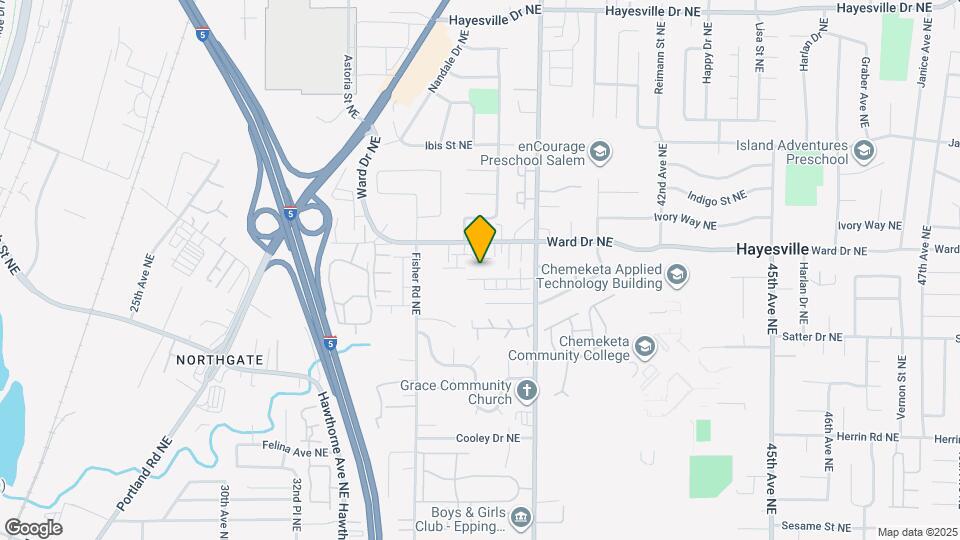 3815 Iberis St NE Map and Location Details