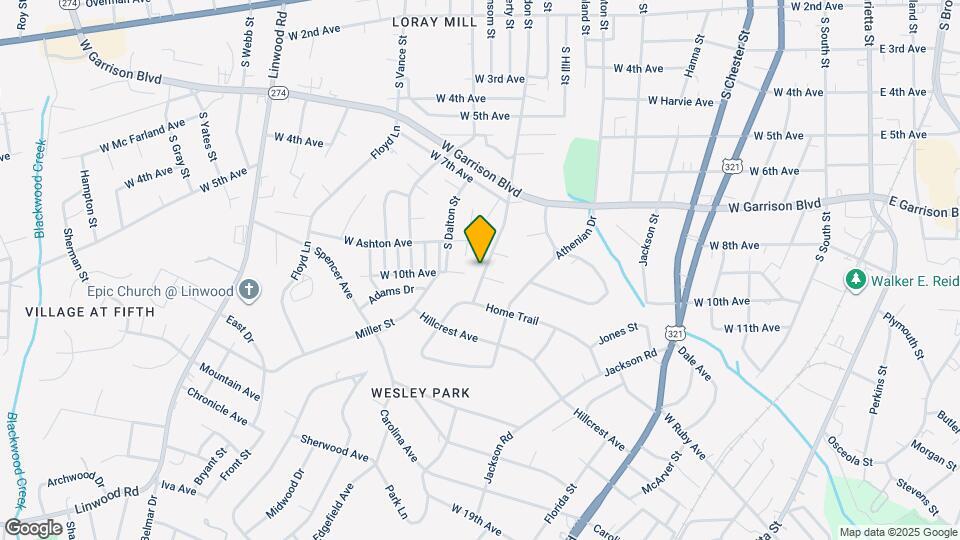 1011 S Weldon St Mapa y Detalles de la Ubicación