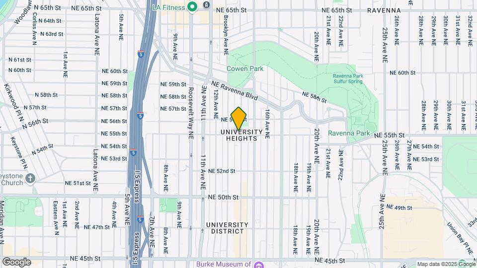 5501 University Way Map and Location Details