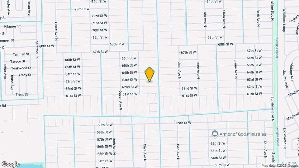 3108 62nd St W Map and Location Details