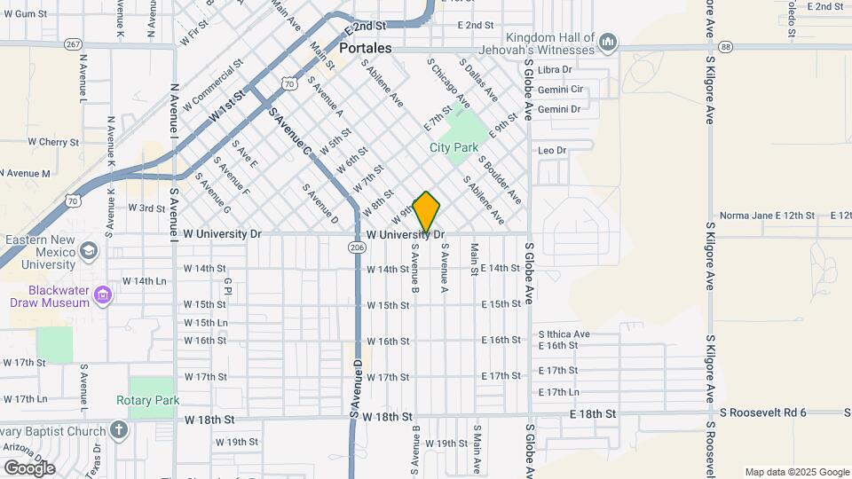 217 W University Dr Map and Location Details