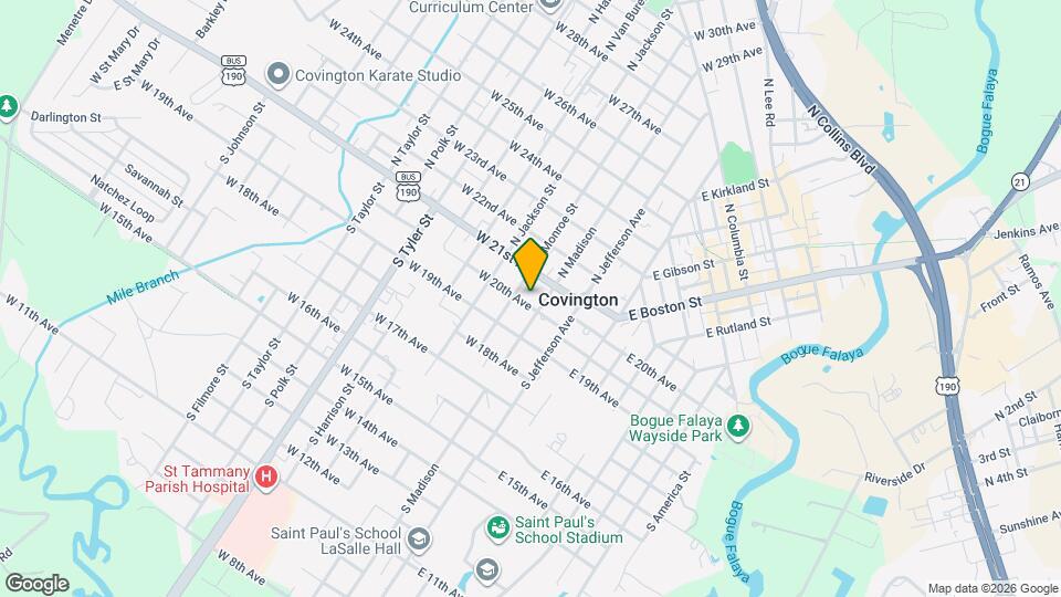 212 W 20th Ave Map and Location Details