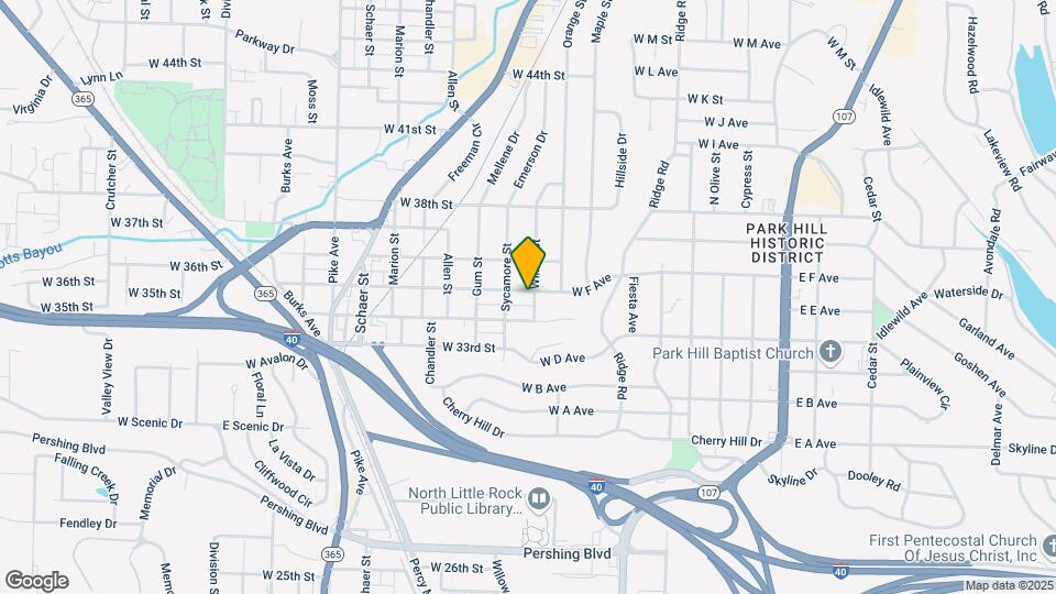404 W 35th St-Unit -B Map and Location Details