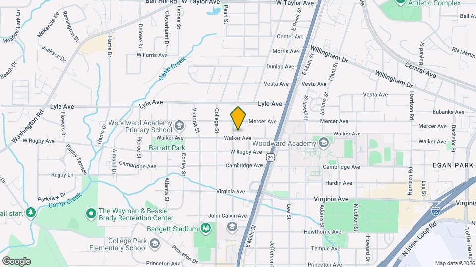 1847 Walker Ave Mapa y Detalles de la Ubicación