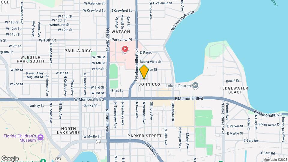 1104 N Vermont Ave Map and Location Details