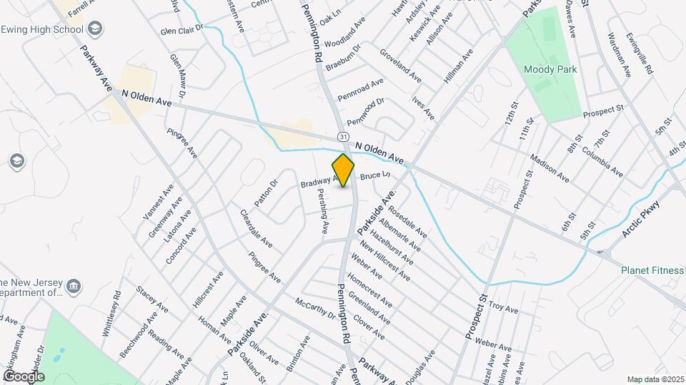 1467 Pennington Rd Map and Location Details