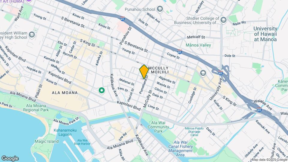 834 Pumehana St Mapa y Detalles de la Ubicación