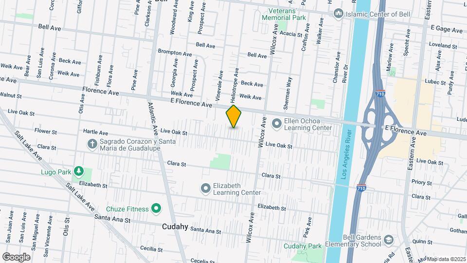 4849-4851 Live Oak St Map and Location Details