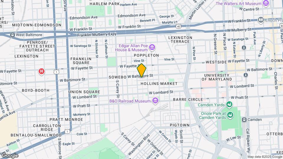 1018 Booth St Map and Location Details