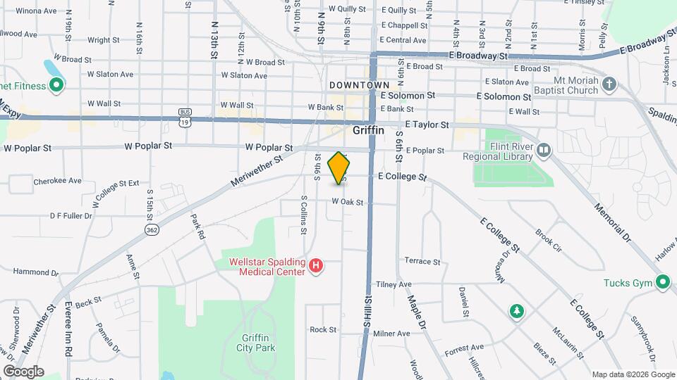 411 S 8th St Map and Location Details