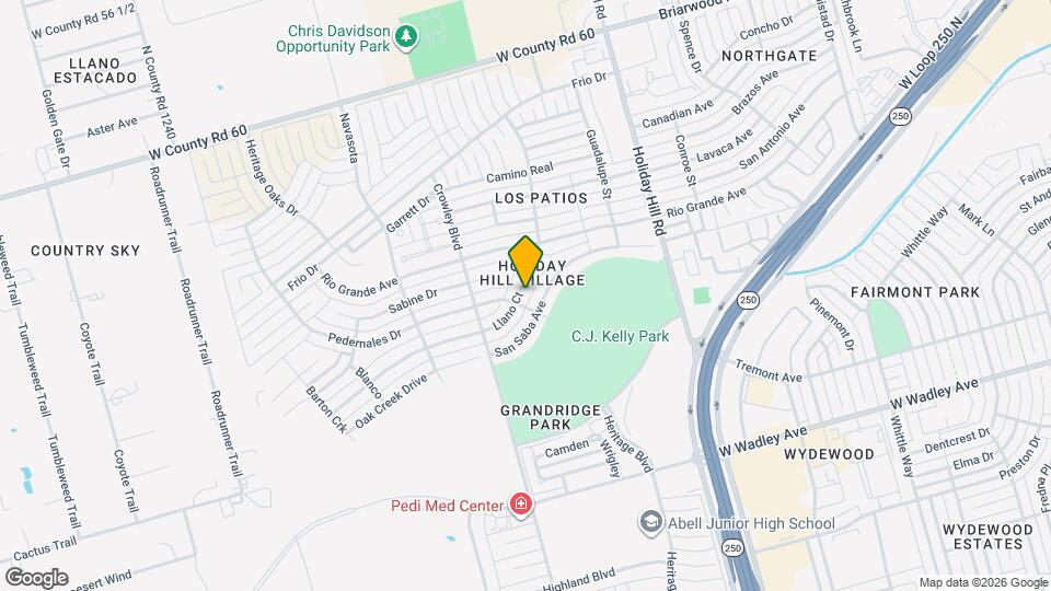 5621 Llano Ct Map and Location Details