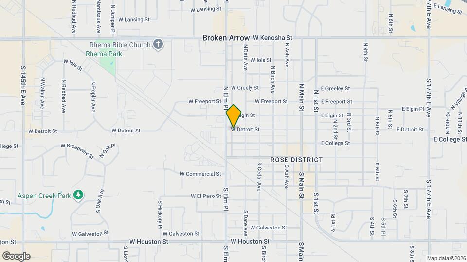 523 W Detroit St Map and Location Details