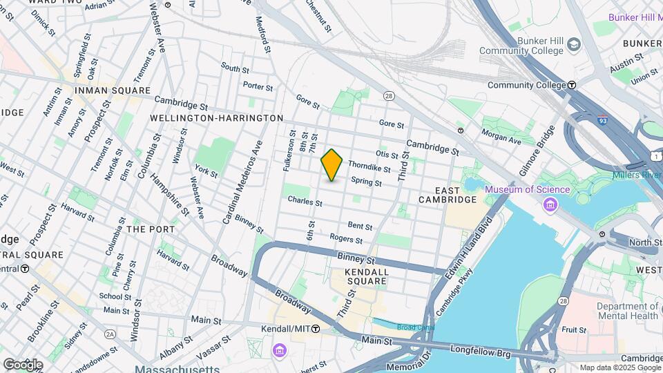 325 Hurley St, Unit #1 Map and Location Details