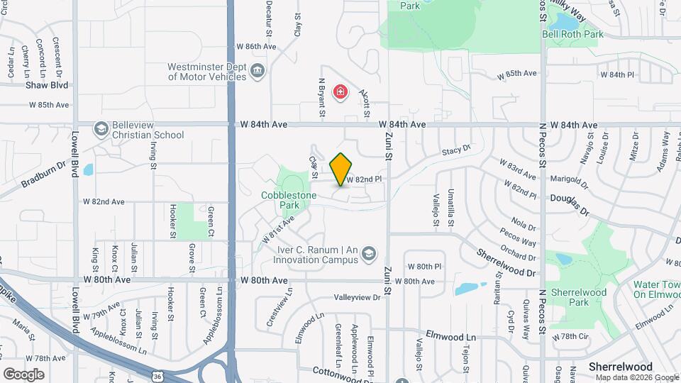 2564 W 82nd Ln Map and Location Details