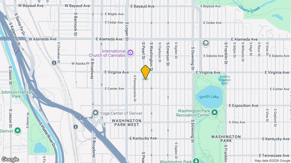 556 S Pearl St Map and Location Details