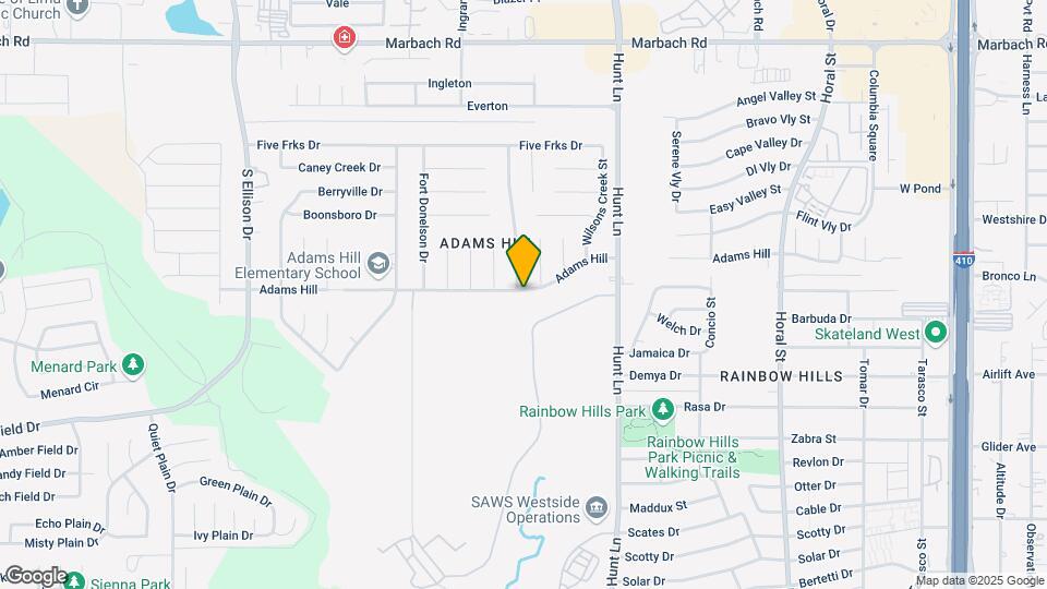 9214 Adams Hill Dr Map and Location Details