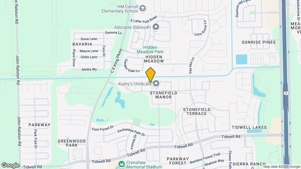 9523 Abbotshall Ln Map and Location Details