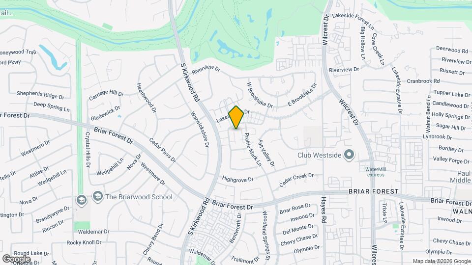 1625 Prairie Grove Dr Map and Location Details
