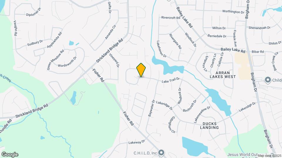 6257 Lake Trail Dr Map and Location Details