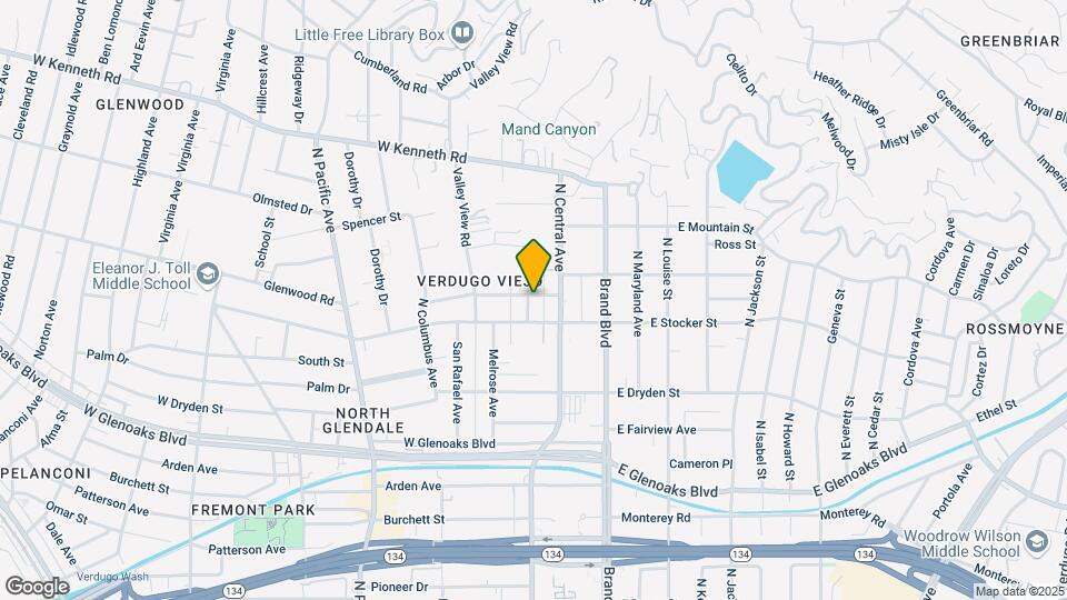1218 Viola Ave Map and Location Details