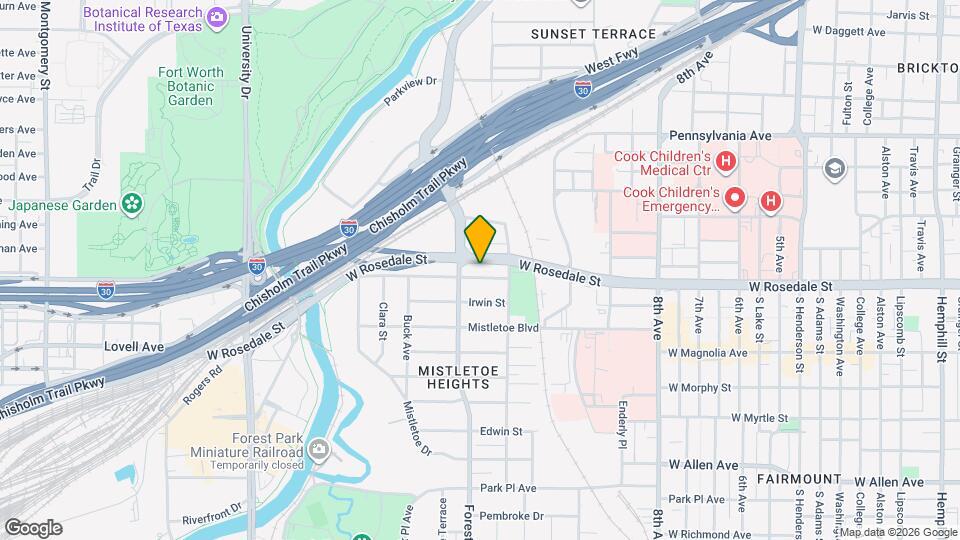 2226 W Rosedale St S Map and Location Details