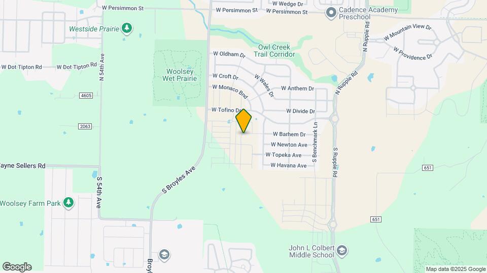 151 S Maroon Ave Map and Location Details