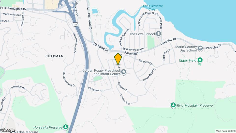 25 El Camino Dr Mapa y Detalles de la Ubicación