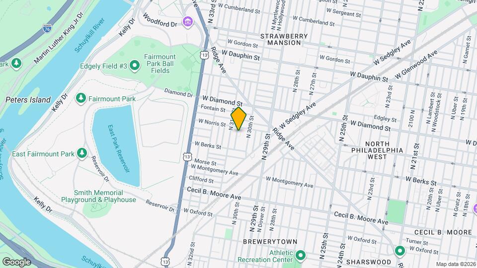 1945 N Stanley St Map and Location Details