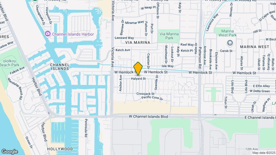 705 Halyard St Map and Location Details