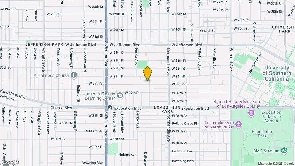 3679 Halldale Ave Map and Location Details